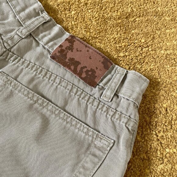 Vintage 90s Nevada Straight Leg Khaki Denim Pants - Picture 4 of 6